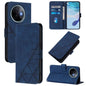 Crossbody 3D Embossed Flip Leather Phone Case, For vivo S30 Pro mini, For vivo S30, For vivo X200s, For vivo Y39 5G Global