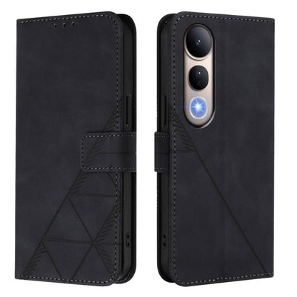 Crossbody 3D Embossed Flip Leather Phone Case, For vivo V50 Lite 5G, For vivo Y29S 5G / Y04 4G Global, For vivo Y29 4G Global, For vivo V50 Global