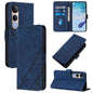 Crossbody 3D Embossed Flip Leather Phone Case