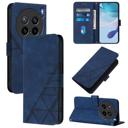 Crossbody 3D Embossed Flip Leather Phone Case, For vivo S30 Pro mini, For vivo S30, For vivo X200s, For vivo Y39 5G Global