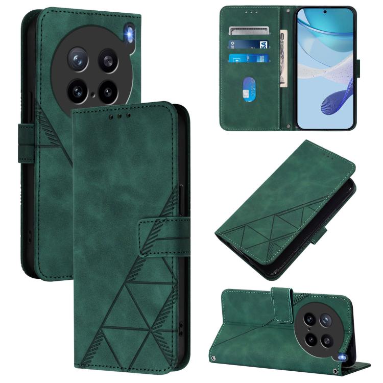 Crossbody 3D Embossed Flip Leather Phone Case, For vivo S30 Pro mini, For vivo S30, For vivo X200s, For vivo Y39 5G Global