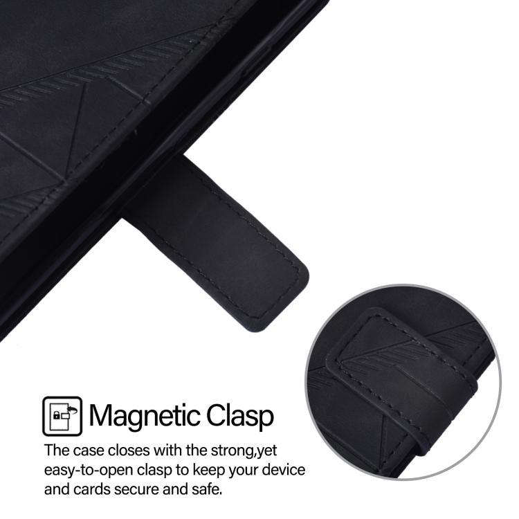 Crossbody 3D Embossed Flip Leather Phone Case, For vivo S30 Pro mini, For vivo S30, For vivo X200s, For vivo Y39 5G Global