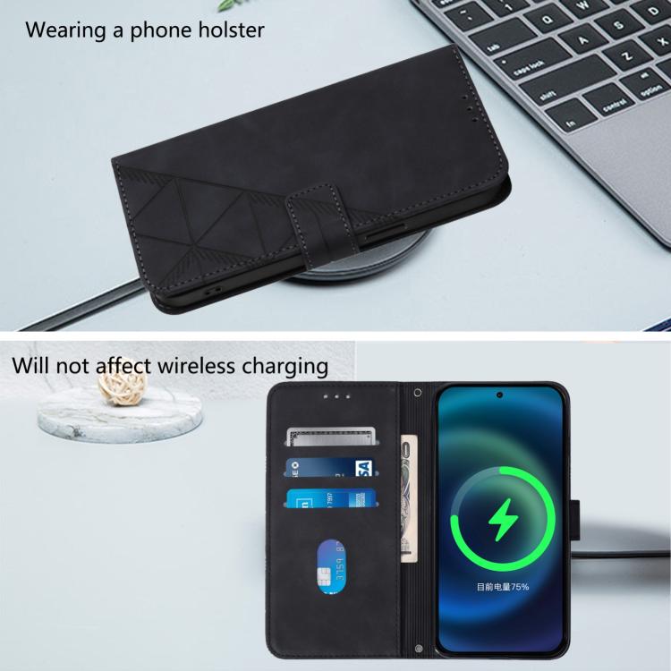 Crossbody 3D Embossed Flip Leather Phone Case, For vivo S30 Pro mini, For vivo S30, For vivo X200s, For vivo Y39 5G Global