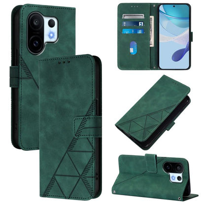 Crossbody 3D Embossed Flip Leather Phone Case, For vivo S30 Pro mini, For vivo S30, For vivo X200s, For vivo Y39 5G Global