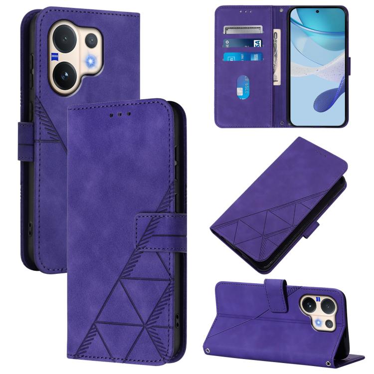 Crossbody 3D Embossed Flip Leather Phone Case, For vivo V60 Lite 5G Global, For vivo Y400 5G Global, For vivo Y400 4G, For vivo V60 5G Global
