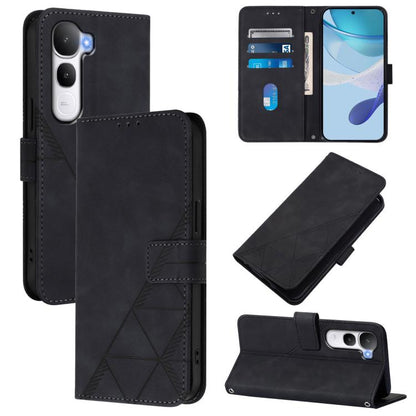 Crossbody 3D Embossed Flip Leather Phone Case, For vivo V60 Lite 5G Global, For vivo Y400 5G Global, For vivo Y400 4G, For vivo V60 5G Global