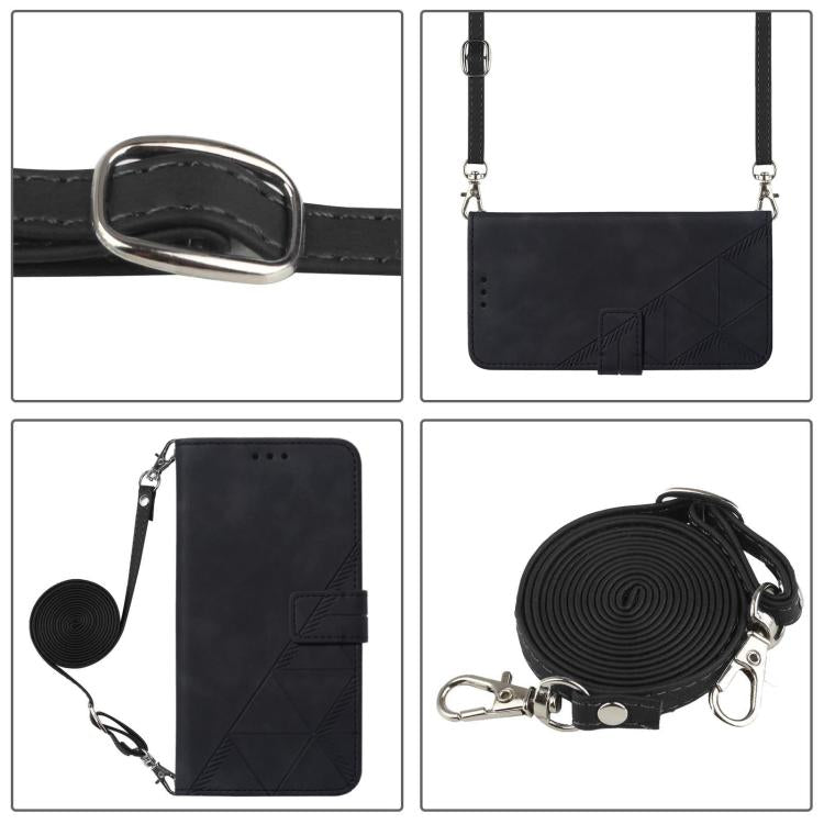 Crossbody 3D Embossed Flip Leather Phone Case, For vivo V60 Lite 5G Global, For vivo Y400 5G Global, For vivo Y400 4G, For vivo V60 5G Global
