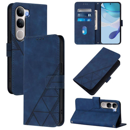 Crossbody 3D Embossed Flip Leather Phone Case