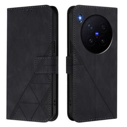 Crossbody 3D Embossed Flip Leather Phone Case