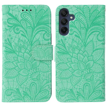 Lace Flower Embossing Flip Leather Phone Case