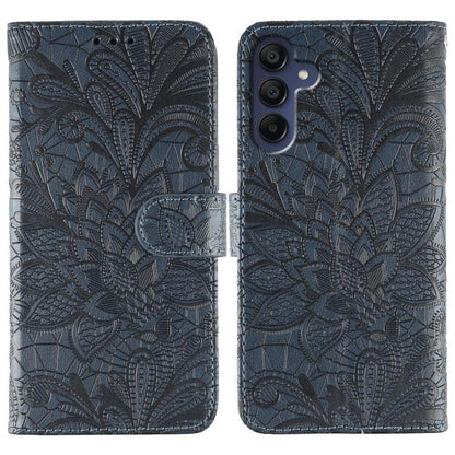 Lace Flower Embossing Flip Leather Phone Case