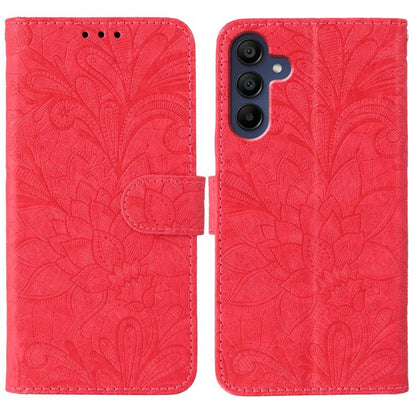 Lace Flower Embossing Flip Leather Phone Case