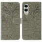 Lace Flower Embossing Flip Leather Phone Case