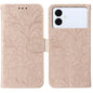 Lace Flower Embossing Flip Leather Phone Case