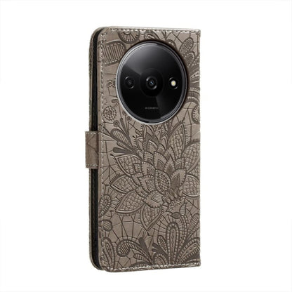 Lace Flower Embossing Flip Leather Phone Case