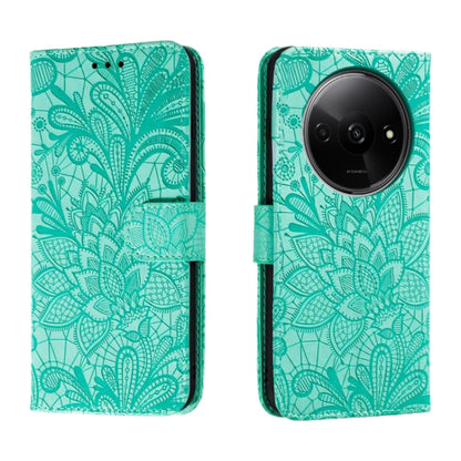Lace Flower Embossing Flip Leather Phone Case