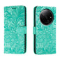 Lace Flower Embossing Flip Leather Phone Case