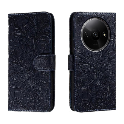 Lace Flower Embossing Flip Leather Phone Case