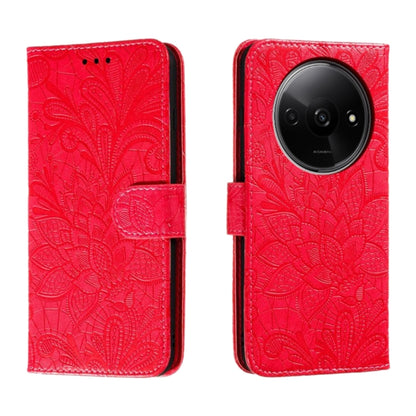 Lace Flower Embossing Flip Leather Phone Case
