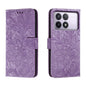 Lace Flower Embossing Flip Leather Phone Case