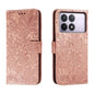 Lace Flower Embossing Flip Leather Phone Case