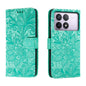 Lace Flower Embossing Flip Leather Phone Case