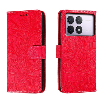 Lace Flower Embossing Flip Leather Phone Case