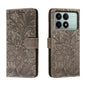Lace Flower Embossing Flip Leather Phone Case
