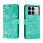 Lace Flower Embossing Flip Leather Phone Case