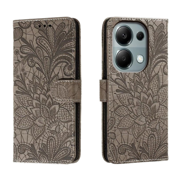 Lace Flower Embossing Flip Leather Phone Case, Series 2