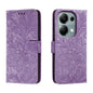 Lace Flower Embossing Flip Leather Phone Case