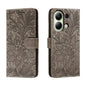Lace Flower Embossing Flip Leather Phone Case