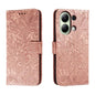 Lace Flower Embossing Flip Leather Phone Case