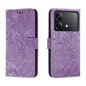 Lace Flower Embossing Flip Leather Phone Case