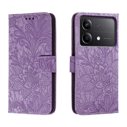 Lace Flower Embossing Flip Leather Phone Case, Series 1