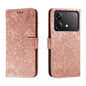 Lace Flower Embossing Flip Leather Phone Case