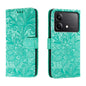 Lace Flower Embossing Flip Leather Phone Case