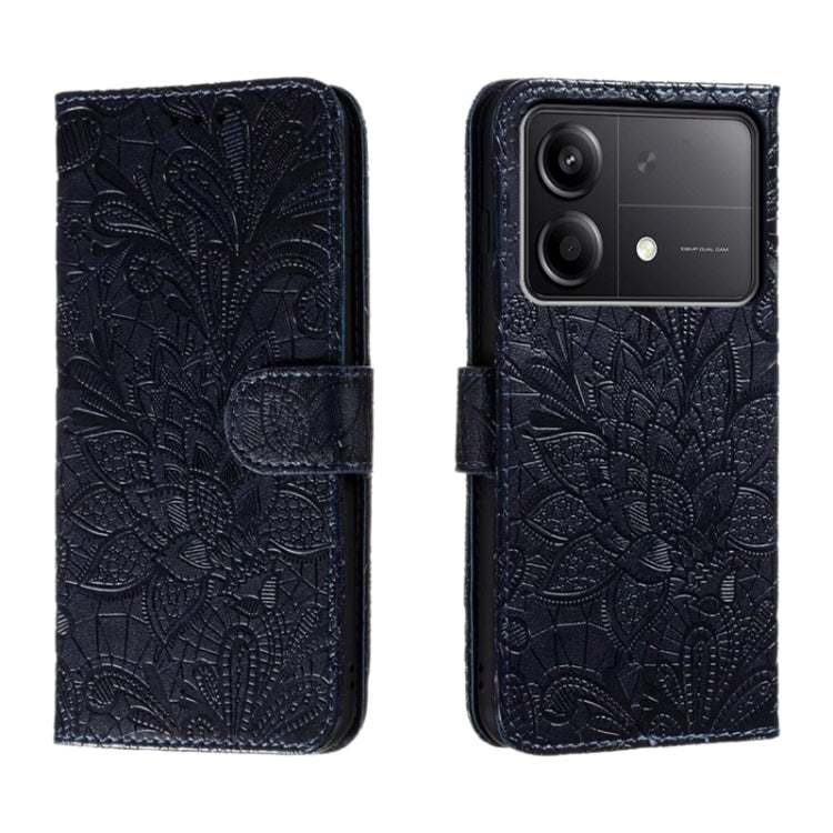 Lace Flower Embossing Flip Leather Phone Case, Series 1