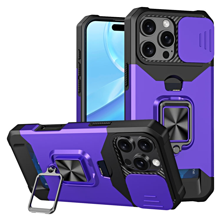 Camera Shield Card Slot PC+TPU Phone Case