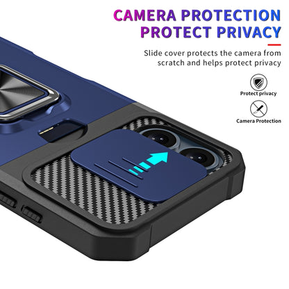 Camera Shield Card Slot PC+TPU Phone Case, For iPhone 16