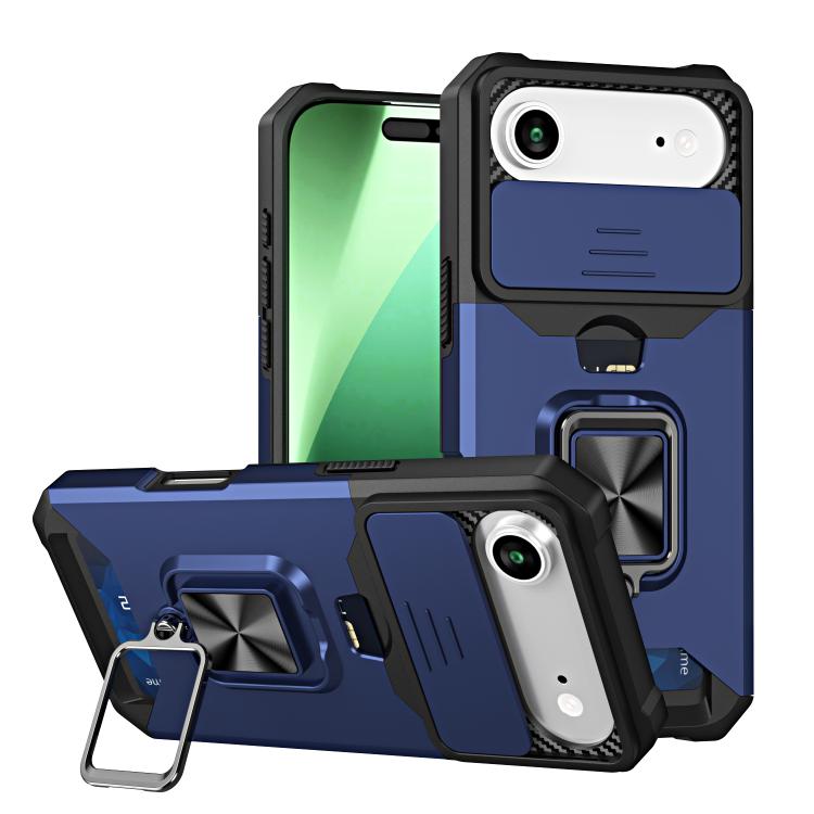 Camera Shield Card Slot PC+TPU Phone Case, For iPhone 17 Pro Max, For iPhone 17 Pro, For iPhone Air