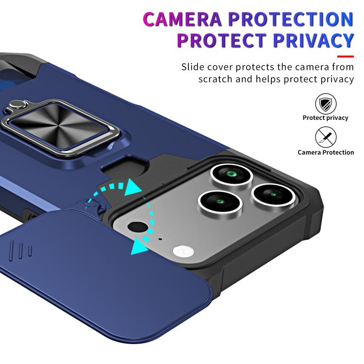 Camera Shield Card Slot PC+TPU Phone Case, For iPhone 18 Pro / 17 Pro, For iPhone 18 Pro Max / 17 Pro Max, For iPhone Air
