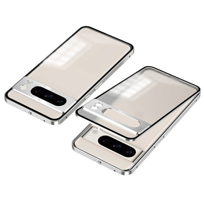 Snap Buckle Metal Frame Frosted Phone Case