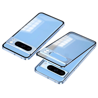 Snap Buckle Metal Frame Frosted Phone Case, For Google Pixel 8a, For Google Pixel 8 Pro, For Google Pixel 8, For Google Pixel 7a, For Google Pixel 7 Pro, For Google Pixel 7