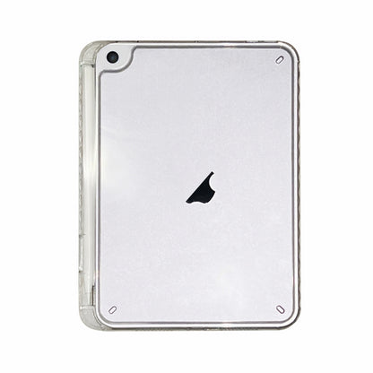 Crystal Clear Acrylic Hybrid TPU Tablet Case With Pen Slot, For iPad mini 6 / mini 2024, For iPad Pro 12.9 2022 / 2020 / 2018, For iPad Pro 11 2022 / 2020 / 2018, For iPad 10th Gen 10.9 2022, For iPad Air 2022 / 2020 10.9, For iPad 10.2 2021 / 2020 / 1...