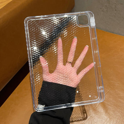 Diamond Texture Acrylic Hybrid TPU Tablet Case, For iPad Pro 11 2022 / 2020 / 2018, For iPad 10th Gen 10.9 2022, For iPad Air 2022 / 2020 10.9, For iPad 10.2 2021 / 2020 / 10.5, For iPad 9.7 2018 / 2017 / Air 2/ Air