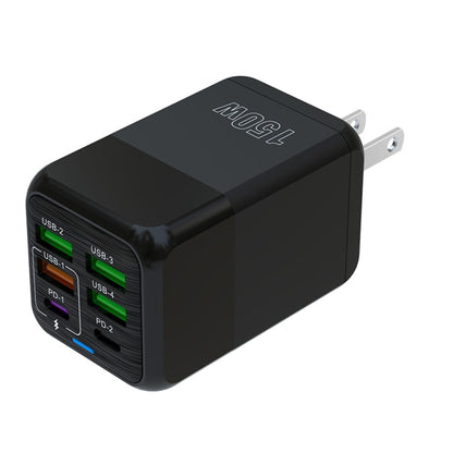 150W 4 x USB + 2 x USB-C / Type-C Multi-port Fast Charger