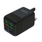 150W 4 x USB + 2 x USB-C / Type-C Multi-port Fast Charger, EU Plug, US Plug, UK Plug