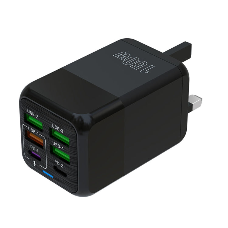 150W 4 x USB + 2 x USB-C / Type-C Multi-port Fast Charger