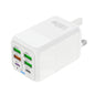 150W 4 x USB + 2 x USB-C / Type-C Multi-port Fast Charger, EU Plug, US Plug, UK Plug